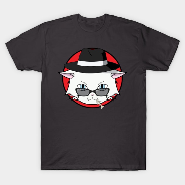 The Mafia Cat T-Shirt by The Kitten Gallery